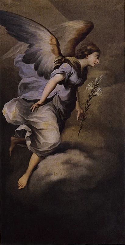 Arcangelo Gabriele annunciante - Oratorio di Sant'Onofrio, Lugo, Ravenna